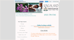 Desktop Screenshot of kingslandmassagedepot.com